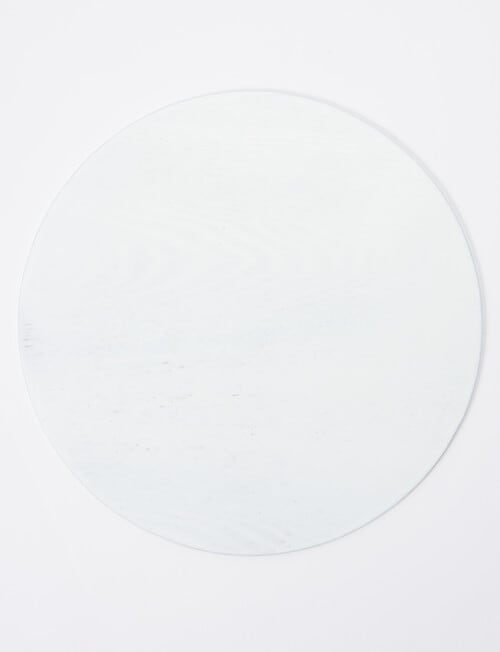 Amy Piper Grove Round Wooden Placemat, 32cm White product photo