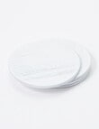 Amy Piper Grove Wooden Coaster, Set of 4, White product photo View 02 S