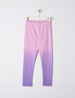 Mac & Ellie Ombre Full Length Legging, Candy Pink & Lavender product photo