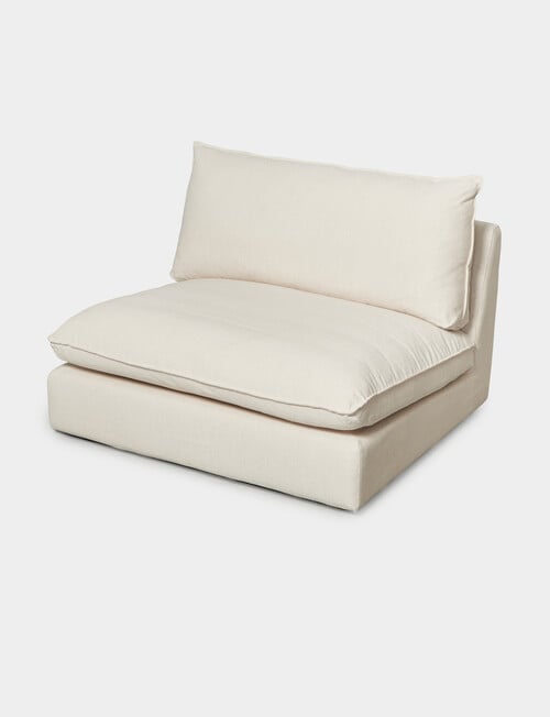 Marcello&Co Aspen Maxi Fabric Modular Armless Chair product photo View 03 L