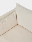 Marcello&Co Aspen Fabric Modular Left Armchair, Natural product photo View 05 S
