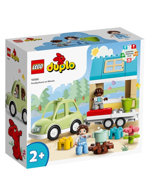 LEGO DUPLO Family House On Wheels, 10986 product photo View 02 L