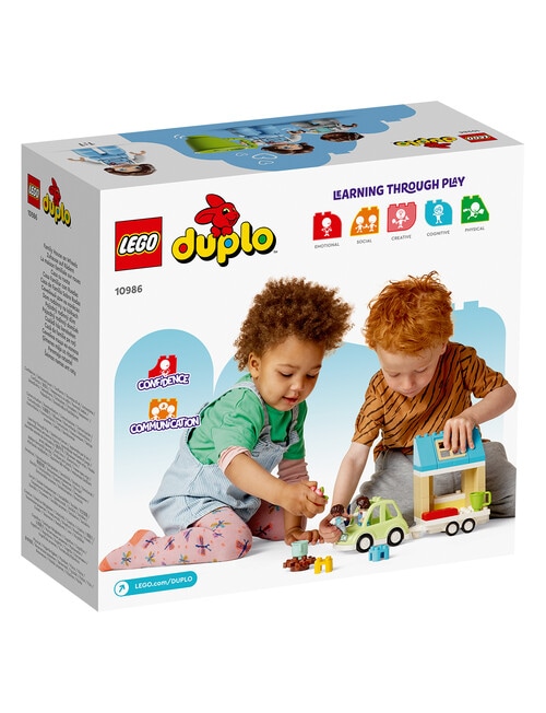 LEGO DUPLO Family House On Wheels, 10986 product photo View 12 L