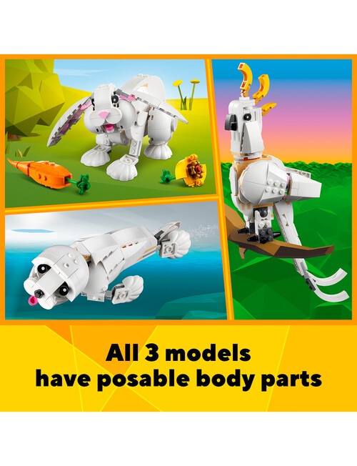LEGO Creator 3-in-1 White Rabbit, 31133 product photo View 06 L