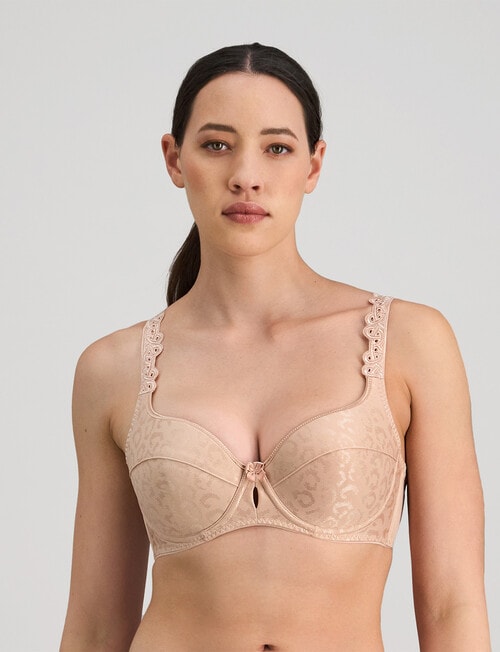 Bendon Damask Contour Bra, Latte, A-DD product photo