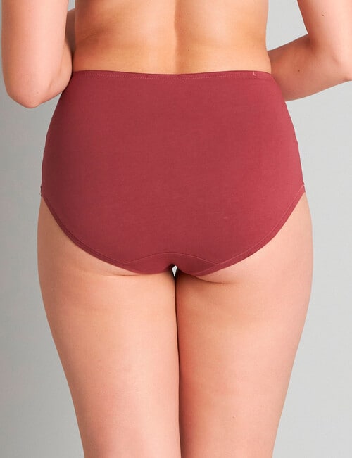 Bendon Embrace Full Brief, Oxblood Red, S-XL product photo View 02 L