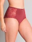 Bendon Embrace Full Brief, Oxblood Red, S-XL product photo View 03 S