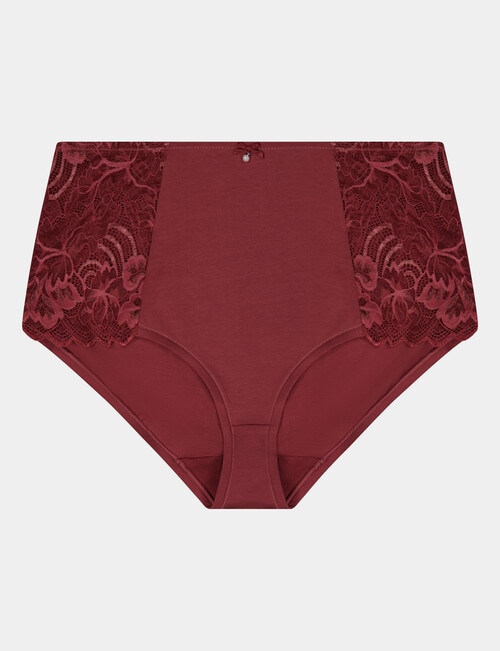 Bendon Embrace Full Brief, Oxblood Red, S-XL product photo View 04 L