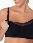 Bendon Nurture Maternity Bra, Black, S-2XL product photo View 04 S