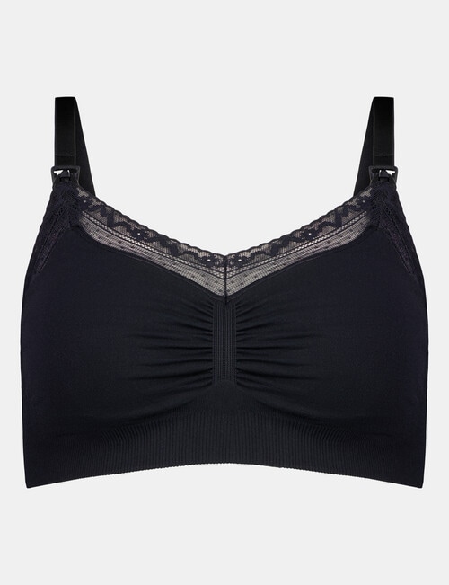 Bendon Nurture Maternity Bra, Black, S-2XL product photo View 05 L