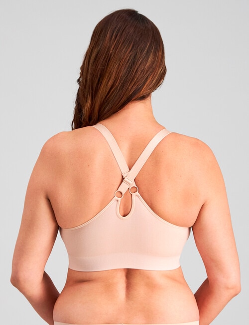Bendon Restore Front Open Wirefree Bra, Latte, S-2XL product photo View 04 L