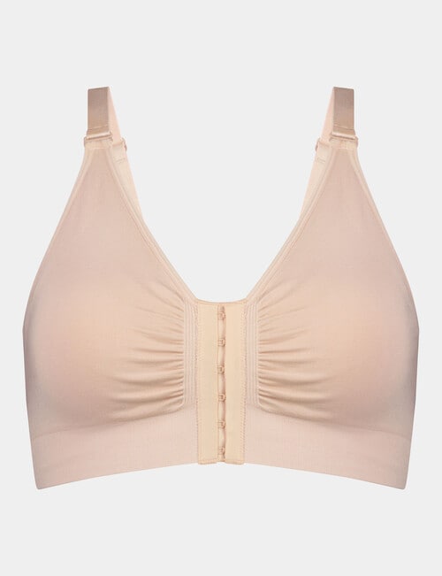 Bendon Restore Front Open Wirefree Bra, Latte, S-2XL product photo View 05 L