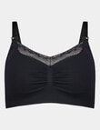 Bendon Nurture Maternity Bra, Black, S-2XL product photo View 05 S