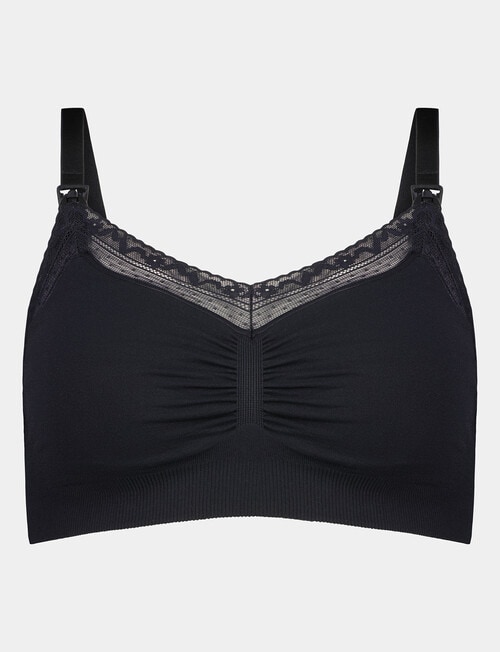Bendon Nurture Maternity Bra, Black, S-2XL product photo View 05 L