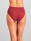 Bendon Body Cotton High Cut Brief, 2-Pack, Red & Pearl, S-XL product photo View 04 S