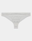 Me By Bendon Morning Lola Thong Brief, White, S-XL product photo View 04 S