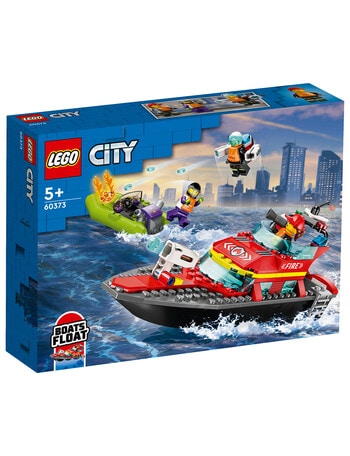 LEGO City Fire Rescue Boat, 60373 product photo