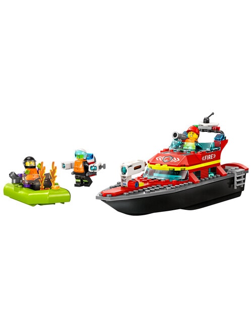 LEGO City Fire Rescue Boat, 60373 product photo View 03 L