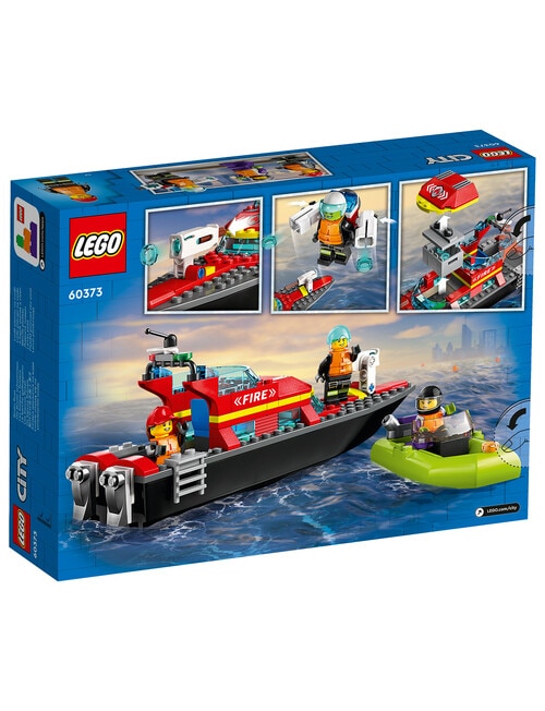 LEGO City Fire Rescue Boat, 60373 product photo View 11 L