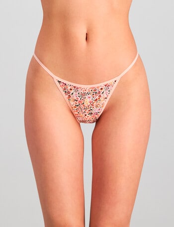 Bendon Clemence Thong, Ditsy Floral Print, S-L product photo