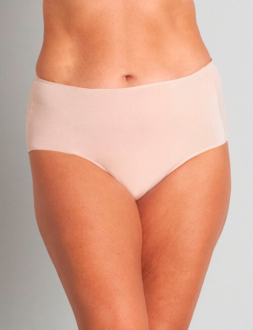 Bendon Au Naturel Rise Brief, Latte, S-2XL product photo