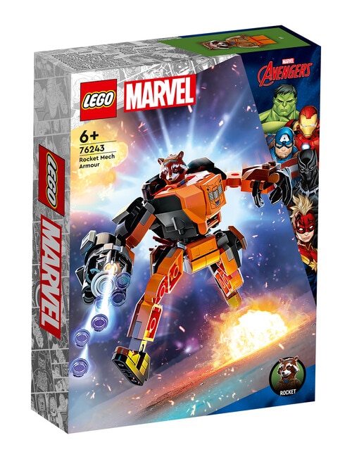 LEGO Superheroes Marvel Rocket Mech Armour, 76243 product photo View 02 L