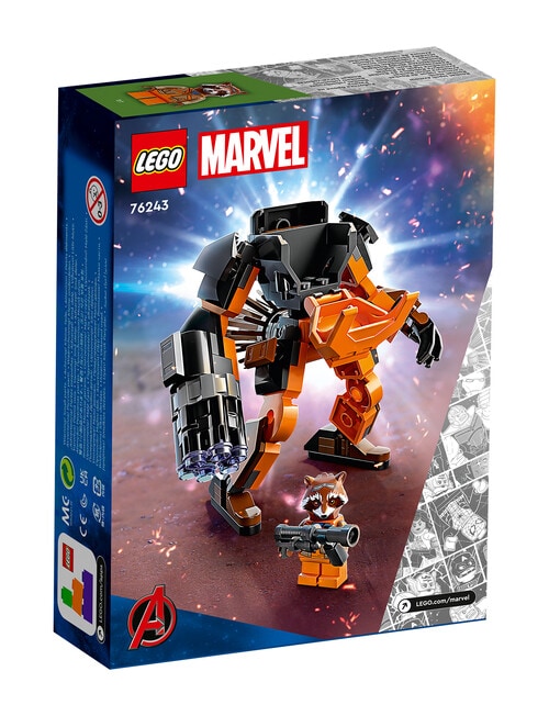 LEGO Superheroes Marvel Rocket Mech Armour, 76243 product photo View 12 L