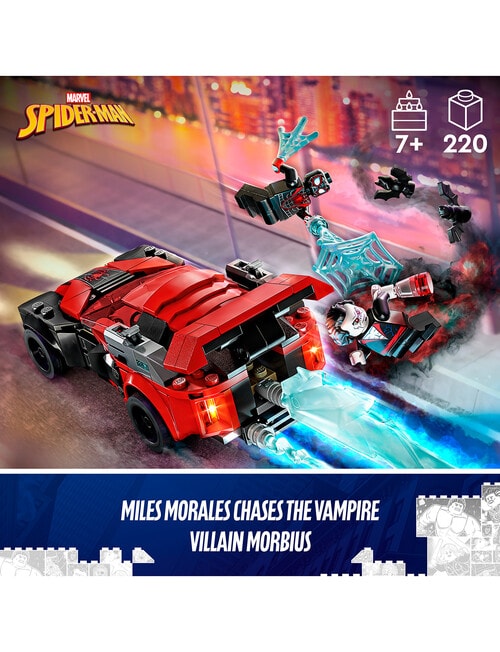 LEGO Superheroes Marvel Miles Morales vs. Morbius, 76244 product photo View 04 L