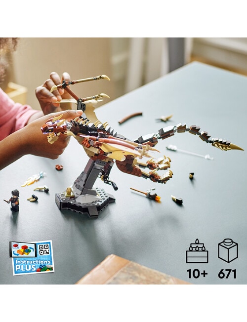 LEGO Harry Potter LEGO Harry Potter Hungarian Horntail Dragon, 76406 product photo View 05 L