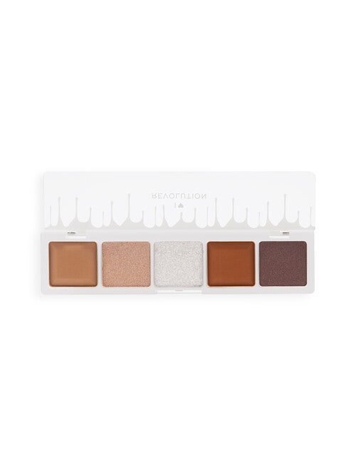 Revolution I Heart Mini Chocolate Shadow Palette, White Vanilla Cream product photo View 04 L