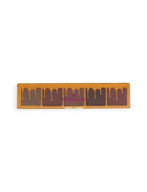 Revolution I Heart Mini Chocolate Shadow Palette, Milk Chocolate Ganache product photo View 03 L
