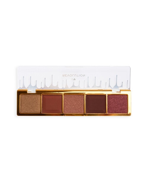 Revolution I Heart Mini Chocolate Shadow Palette, Milk Chocolate Ganache product photo View 04 L