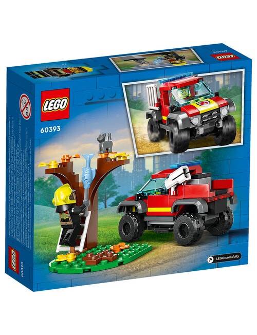 LEGO City 4x4 Fire Truck Rescue, 60393 product photo View 07 L