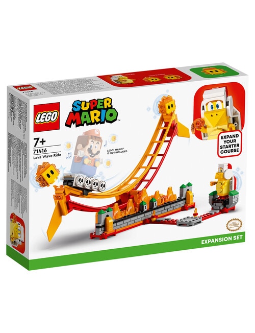 LEGO Super Mario Lava Wave Ride Expansion Set, 71416 product photo View 02 L
