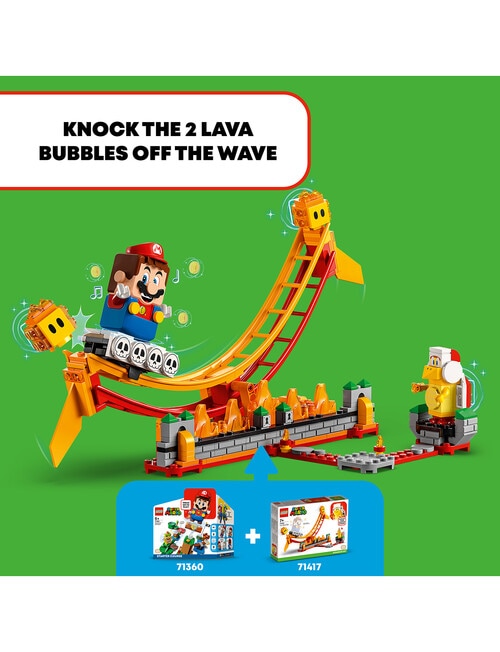 LEGO Super Mario Lava Wave Ride Expansion Set, 71416 product photo View 06 L