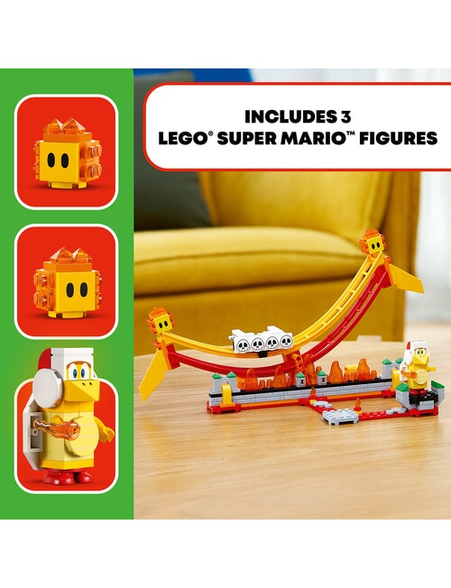 LEGO Super Mario Lava Wave Ride Expansion Set, 71416 product photo View 08 L