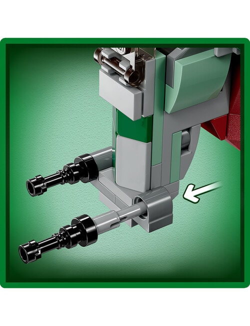 LEGO Star Wars Boba Fett's Starship Microfighter, 75344 product photo View 06 L