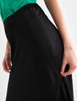 Whistle Satin Slip Skirt, Black product photo View 04 S