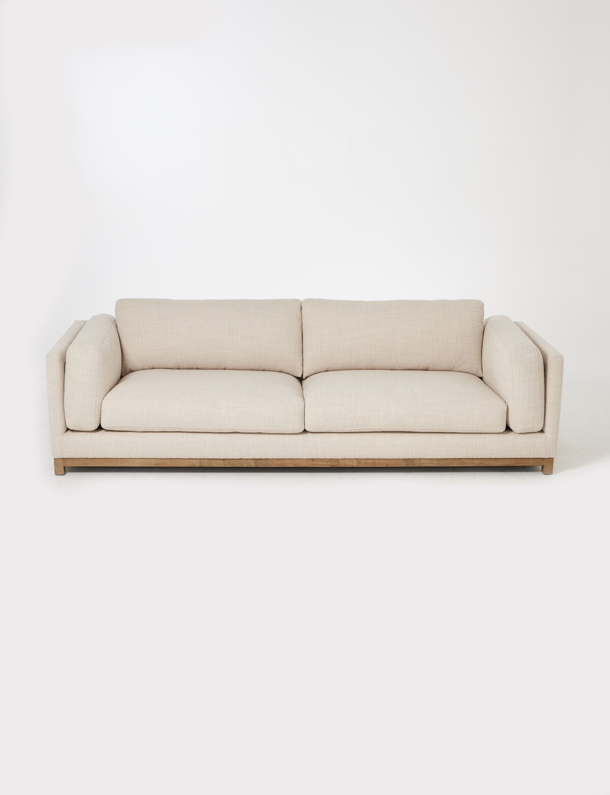 LUCA Furniture Venice Fabric 3.5 Seater Sofa - Sofas