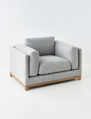 LUCA Furniture Venice Fabric Chair, Grey product photo