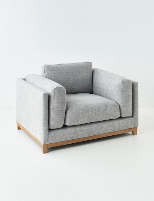 LUCA Furniture Venice Fabric Chair, Grey product photo