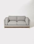LUCA Furniture Venice Fabric 2.5 Seater Sofa, Grey product photo View 02 S