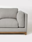 LUCA Furniture Venice Fabric 2.5 Seater Sofa, Grey product photo View 03 S