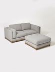 LUCA Venice Fabric 2.5 Seater Sofa, Grey product photo View 07 S