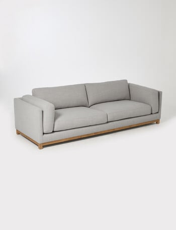 LUCA Furniture Venice Fabric 3.5 Seater Sofa, Grey product photo