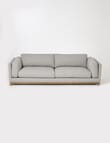 LUCA Venice Fabric 3.5 Seater Sofa, Grey product photo View 02 S