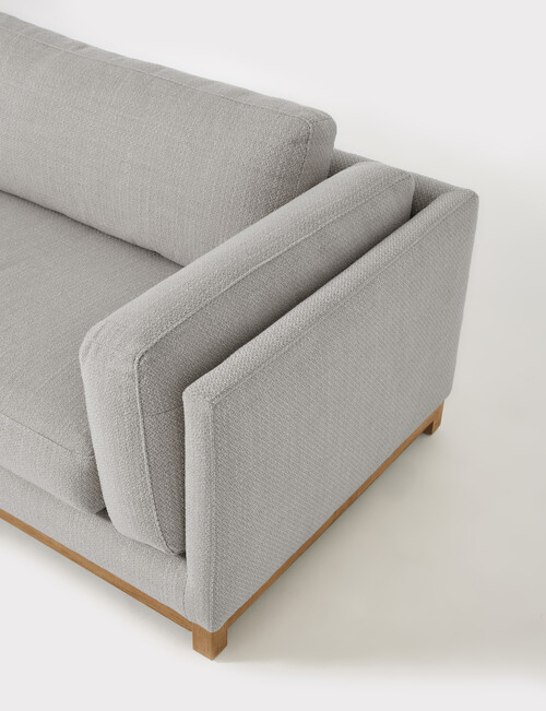 LUCA Furniture Venice Fabric 3.5 Seater Sofa, Grey product photo View 05 L