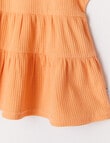 Teeny Weeny Rib Dress, Peach product photo View 02 S