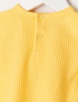 Teeny Weeny Rib Short-Sleeve Tee, Sunny Yellow product photo View 02 S