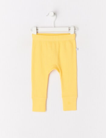 Teeny Weeny Rib Pant,Sunny Yellow product photo